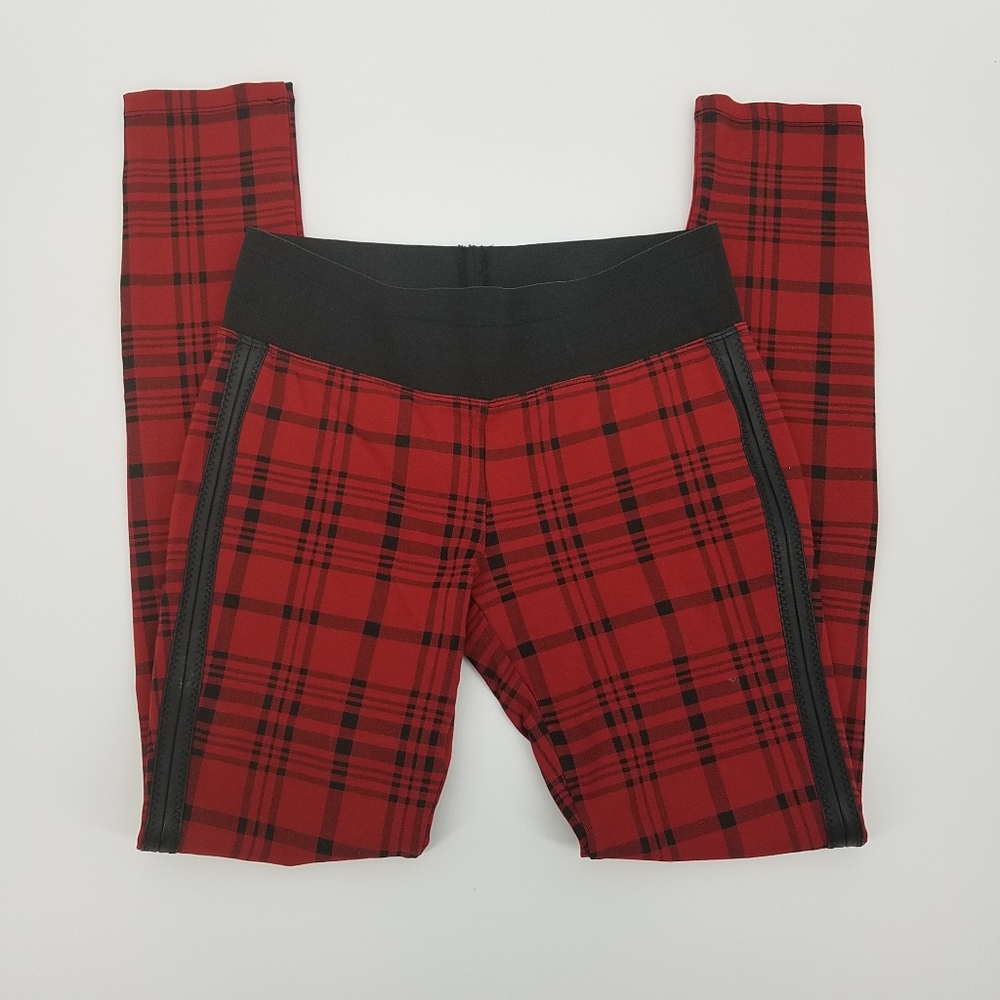 Copper Key plaid skinny pants